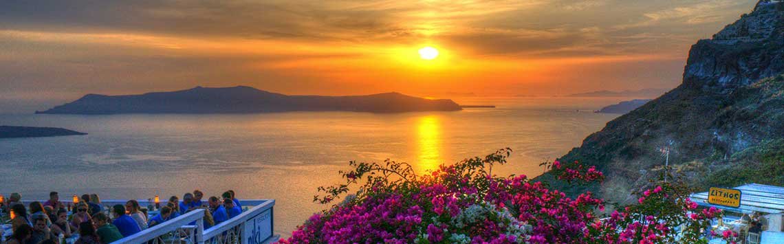 Fira sunset 