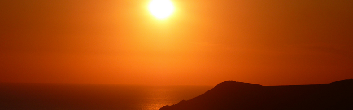 Santorini sunset map