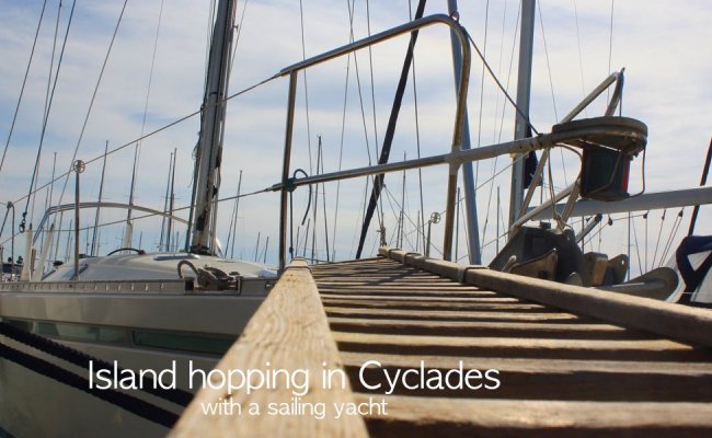 Island hopping with a sailing yacht
